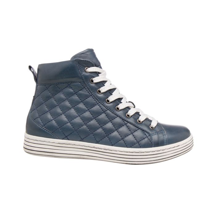 Image of Gemini Mid Cut Sneaker aus softweichem Nappaleder marine, 39 bei Lehner Versand Schweiz