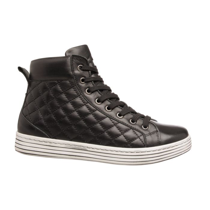 Image of Gemini Mid Cut Sneaker aus softweichem Nappaleder schwarz, 41 bei Lehner Versand Schweiz