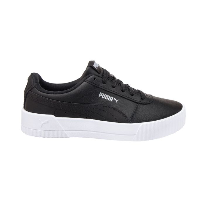 Image of Damen Puma Carina L Sneaker aus weichem Leder schwarz, 38 bei Lehner Versand Schweiz