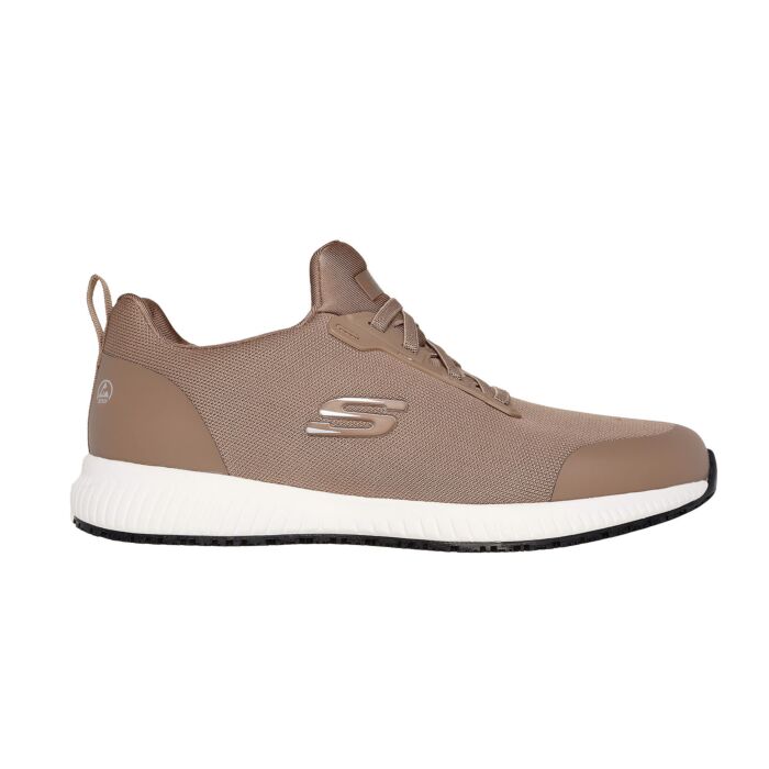 Skechers Work Anti-Rutsch Schlupfschuh Damen taupe