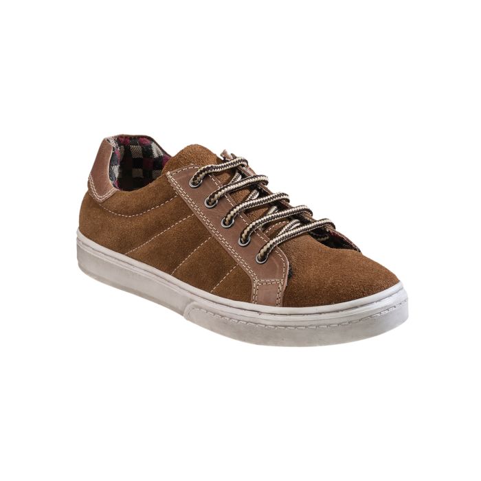 Image of Damen Dirndl Sneaker aus Veloursleder, braun, 36 bei Lehner Versand Schweiz