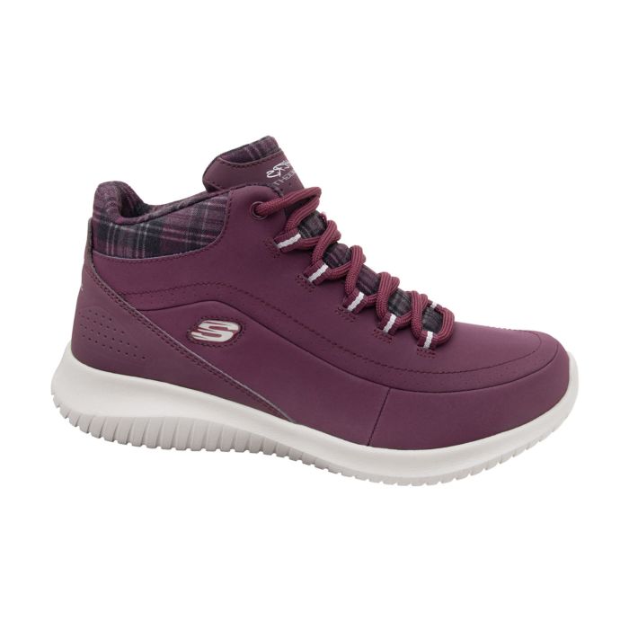 Image of Skechers Schnürstiefel aus Veloursmaterial bordeaux, 38 bei Lehner Versand Schweiz