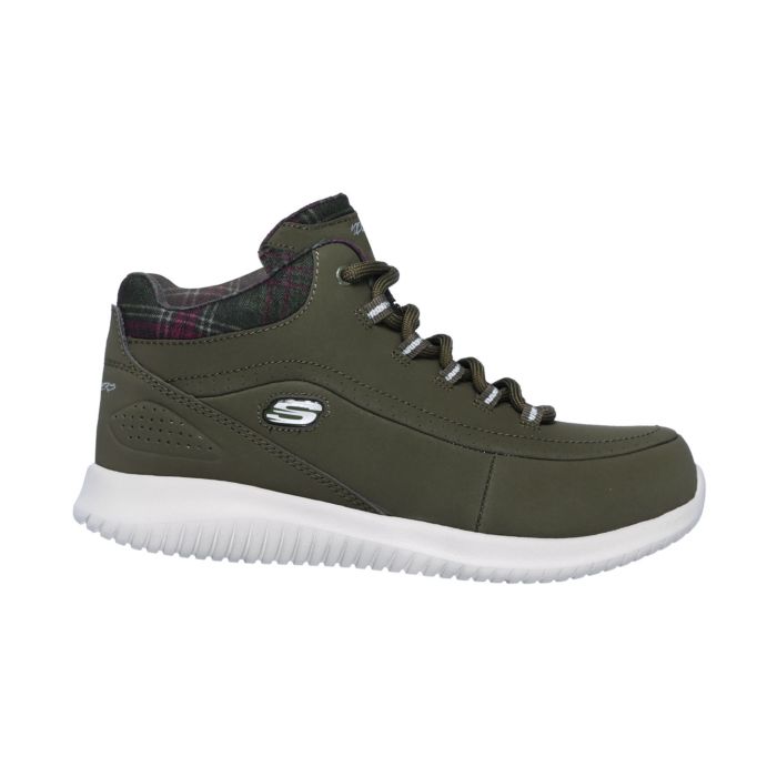 Image of Skechers Schnürstiefel aus Veloursmaterial olive, 40 bei Lehner Versand Schweiz