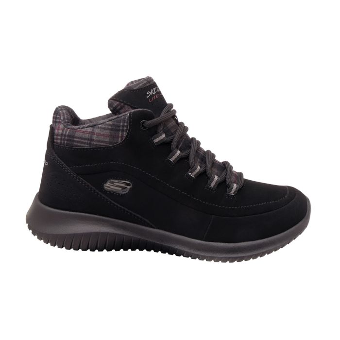 Image of Skechers Schnürstiefel aus Veloursmaterial schwarz, 38 bei Lehner Versand Schweiz