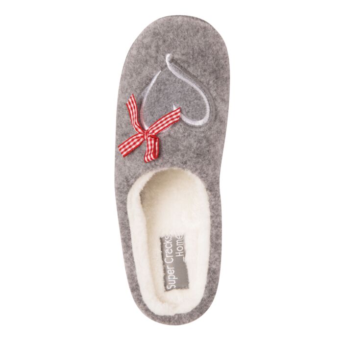 Mule avec motif de cœur