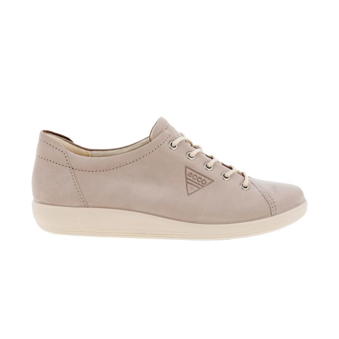 Ecco Damen Sneaker aus Leder sand