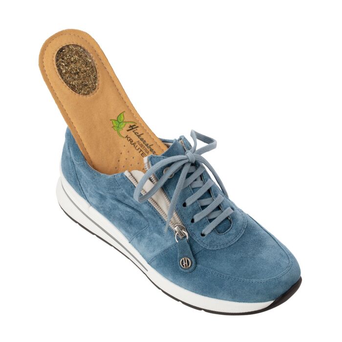 Sneaker Hickersberger en cuir velours souple