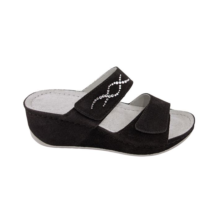 Image of Mule aus Veloursleder schwarz, 37 bei Lehner Versand Schweiz