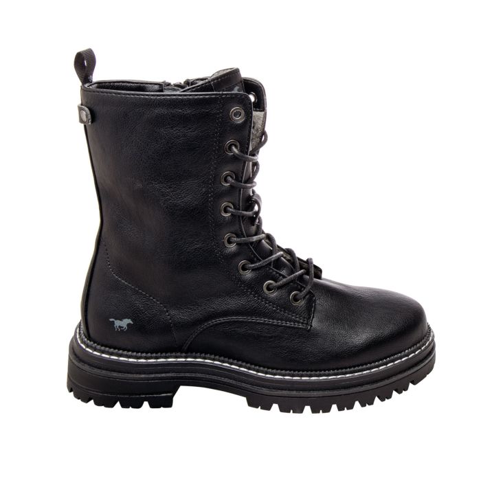 Image of Mustang Schnürstiefelette schwarz, 39 bei Lehner Versand Schweiz