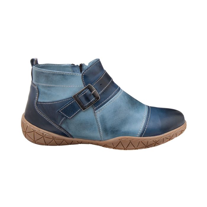Image of Gemini Kurzstiefelette aus Nappaleder blau bei Lehner Versand Schweiz