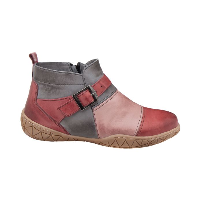 Image of Gemini Kurzstiefelette aus Nappaleder bordeaux, 39 bei Lehner Versand Schweiz