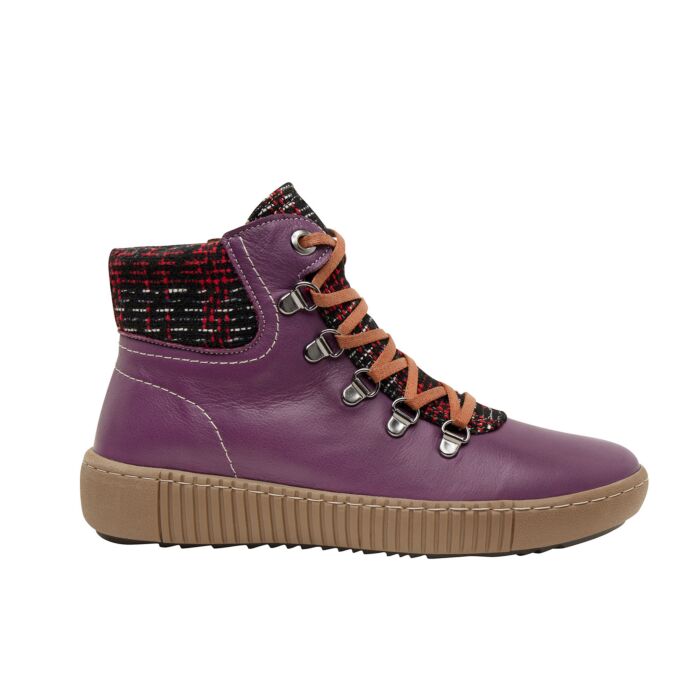 Bottine Gemini à lacer en cuir aniline souple