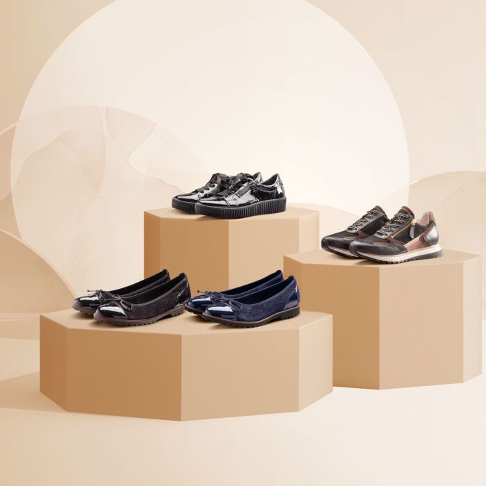 Gabor Sneaker für Damen aus weichem Glattleder