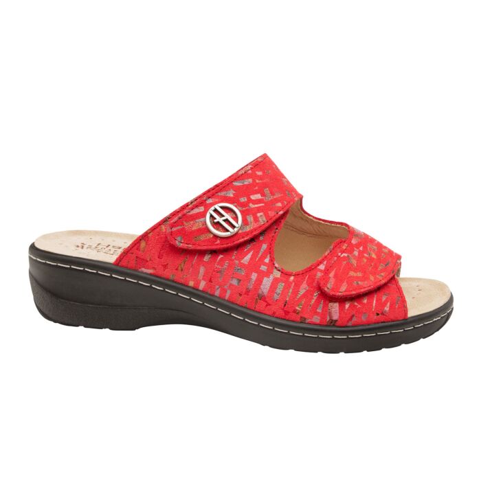 Hickersberger Pantolette aus Leder rot