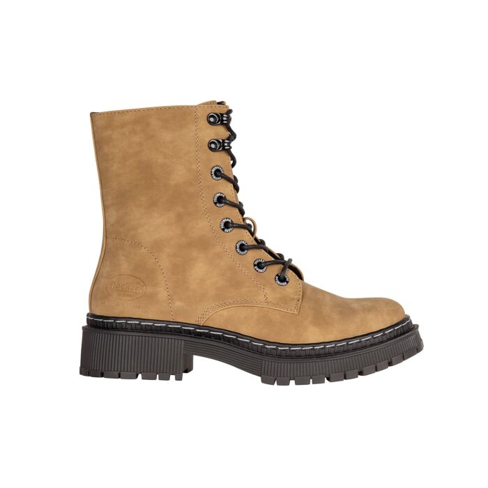 Botte à lacer Dockers pour dames en similicuir souple