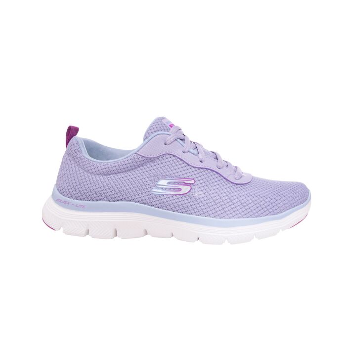 Skechers Flex Appeal 4.0 Schnürschuh für Damen flieder