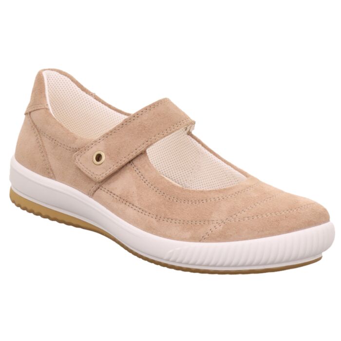 Legero Mary Jane Schlupfschuh für Damen aus Veloursleder camel