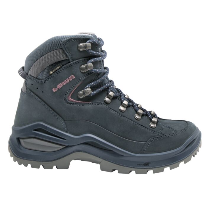 Lowa Trekking und Wanderschuh Renegade Mid GTX für Damen stahlblau