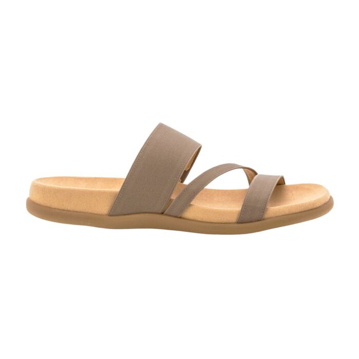 Gabor Pantolette mit Elasteinsatz für Damen taupe