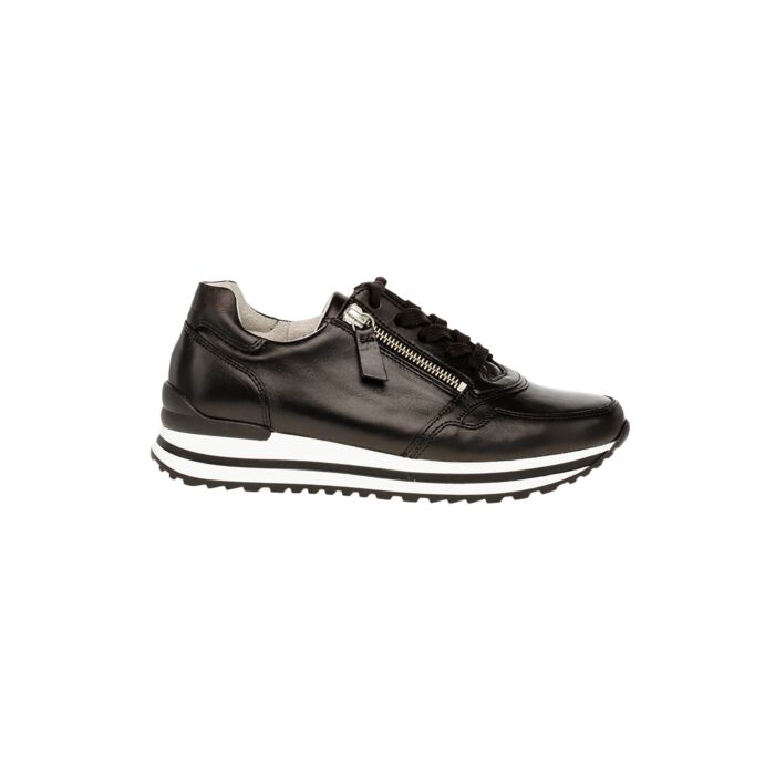 Gabor Sneaker für Damen aus Leder schwarz