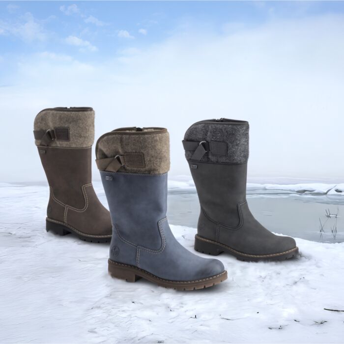 RIEKER Allwetterstiefel für Damen aus Softmaterial