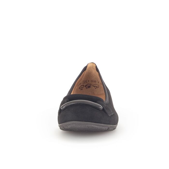 Ballerine GABOR en cuir velours et cuir nappa