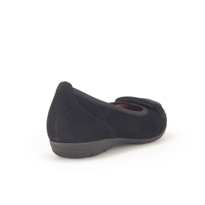 Ballerine GABOR en cuir velours et cuir nappa