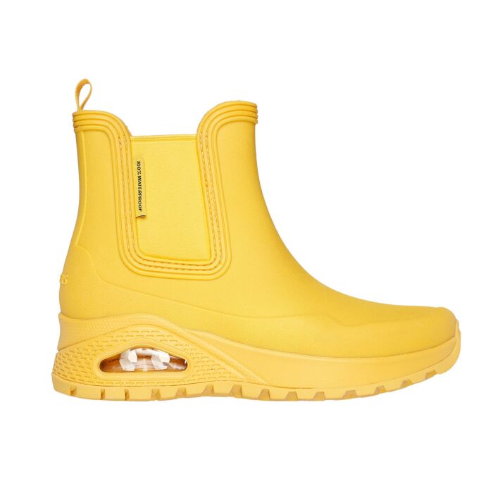 Wasserdichter Skechers UNO Rugged Gummibootie für Damen gelb