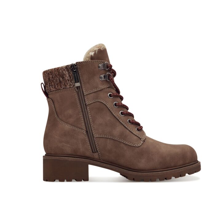 Botte à lacer TAMARIS en textile, pour dames