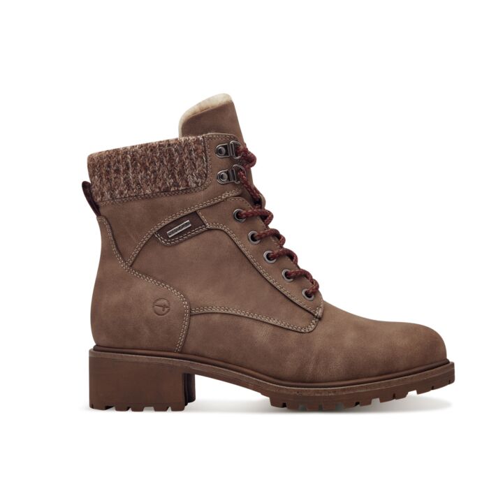 Botte à lacer TAMARIS en textile, pour dames