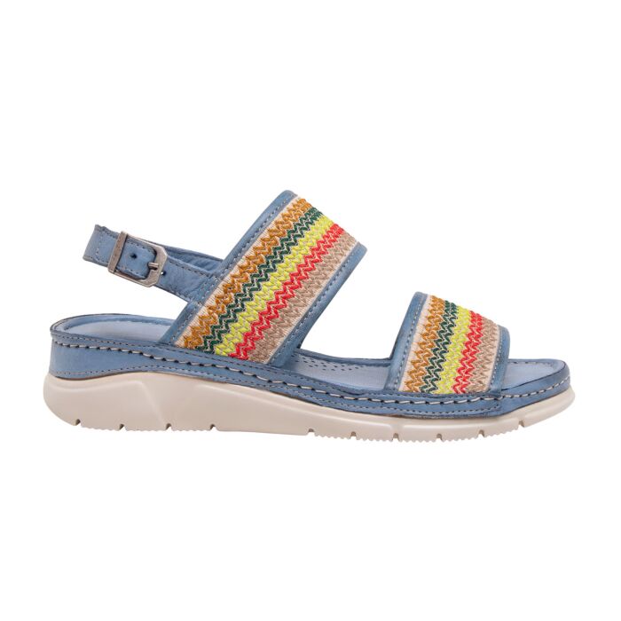 Sandalette GEMINI en cuir aniline souple