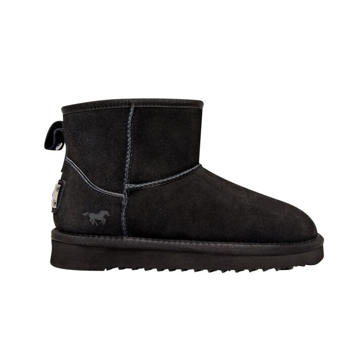 Bottine MUSTANG courte pour dames en fin nubuck