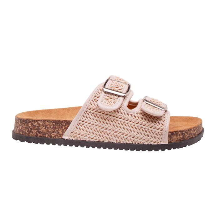 Mule pour dames en textile