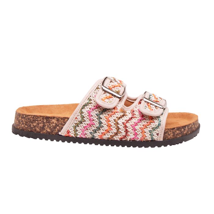 Mule pour dames en textile
