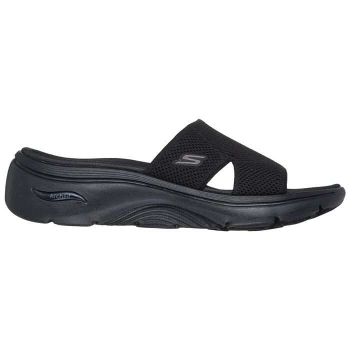 Skechers go walk Slide für Damen schwarz
