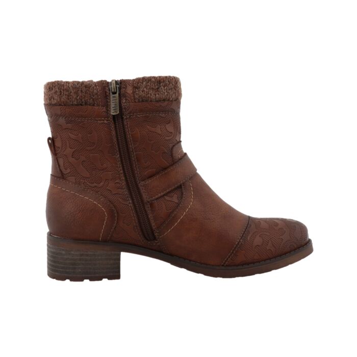 MUSTANG Stiefelette aus pflegeleichtem Softmaterial-Mix