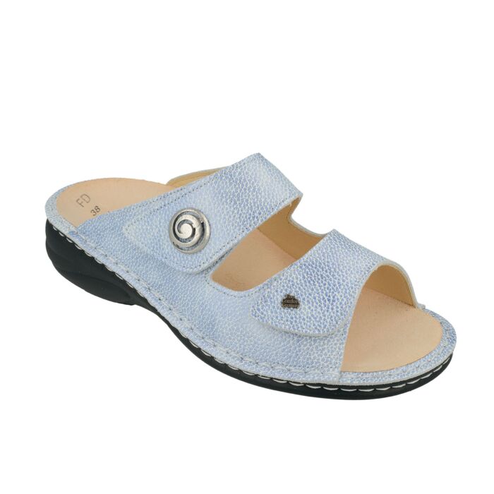 Finn Comfort Pantolette Colina hellblau