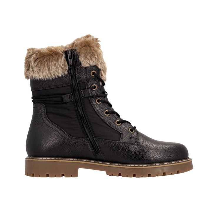 REMONTE Schnürstiefel aus Glattleder