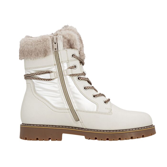 REMONTE Schnürstiefel aus Glattleder