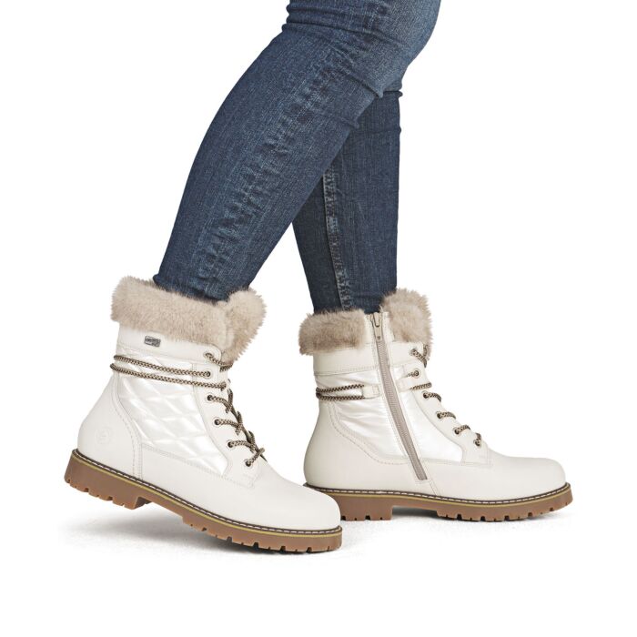 REMONTE Schnürstiefel aus Glattleder