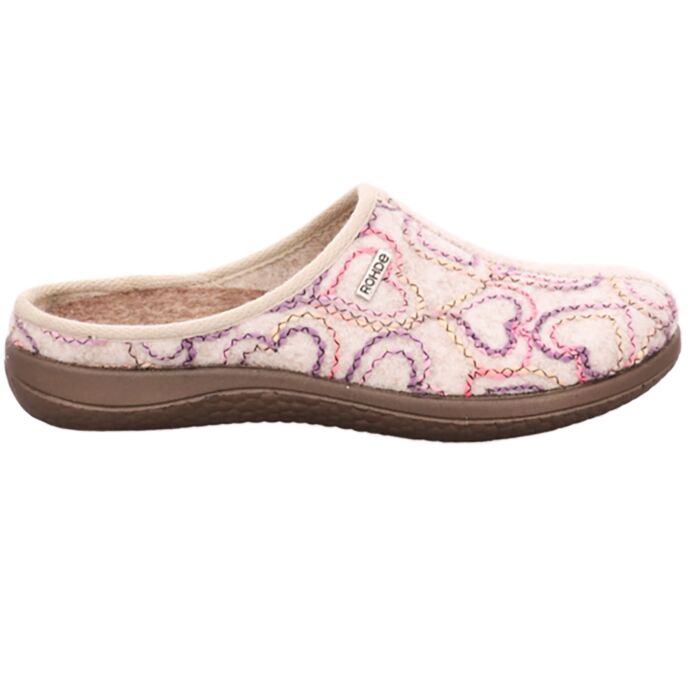 Rohde Pantoffel für Damen offwhite