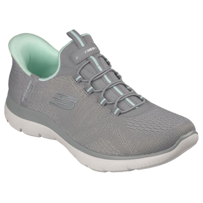 Skechers Slip Ins Schuhe für Damen hellgrau