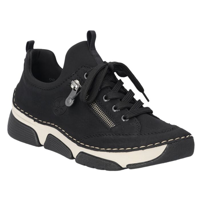 Rieker Schnürschuh schwarz