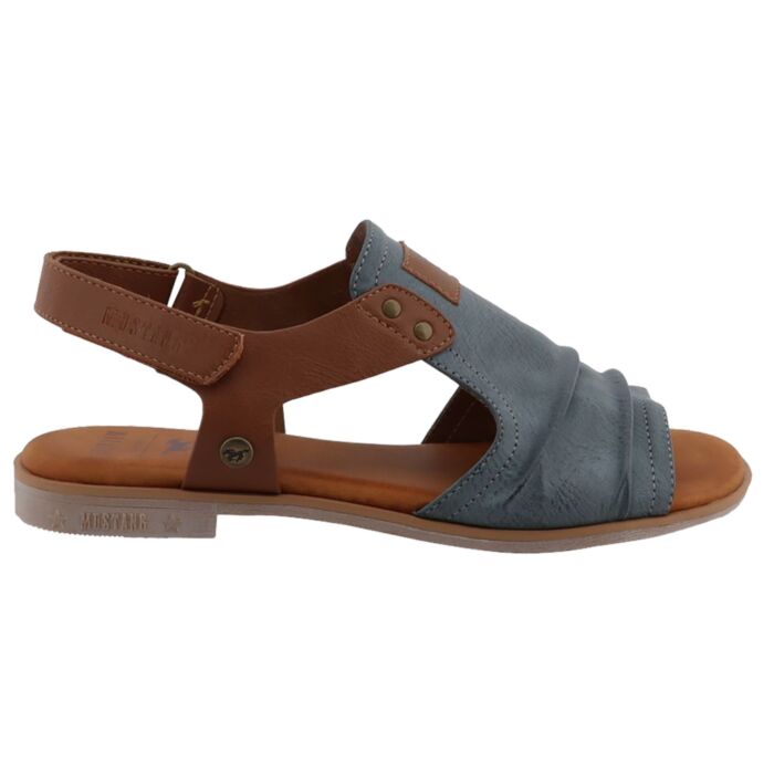 MUSTANG Sandalette für Damen aus Jeansstoff