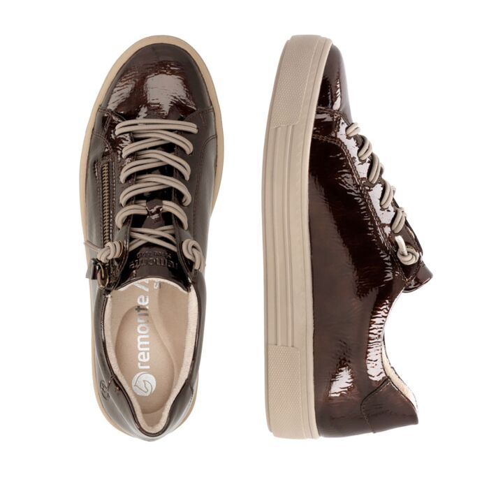 Sneaker REMONTE en cuir verni tendance