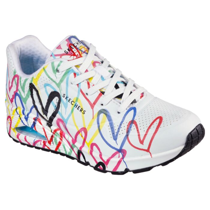 Skechers X JGoldcrown Uno Sneaker für Damen weiss