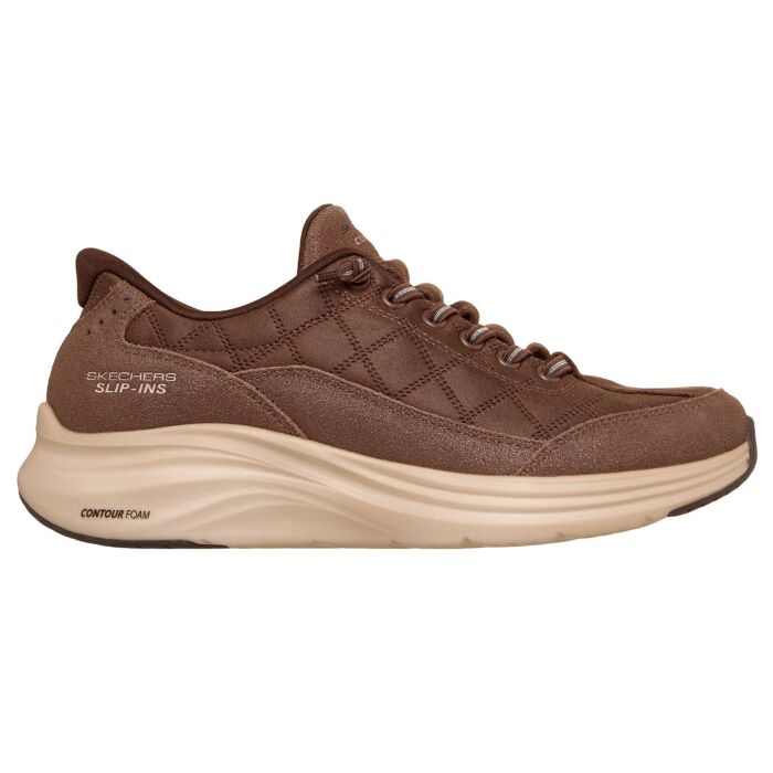 Skechers Slip INS für Damen aus Leder mocca