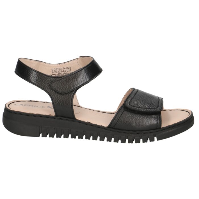 Sandale pour dames Caprice noir