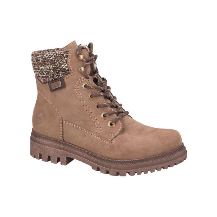 Rieker Schnürstiefel hellbraun