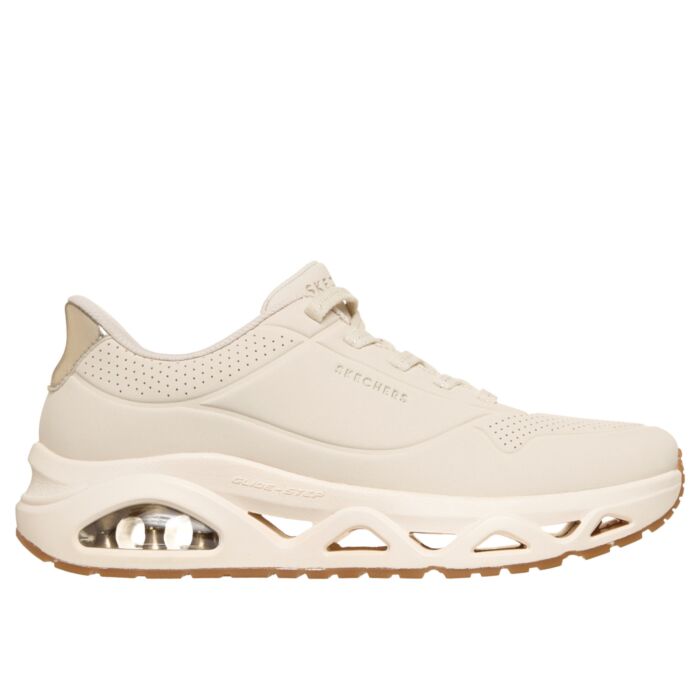 Skechers Slip INS Glide Step UNO Sneaker für Damen natur